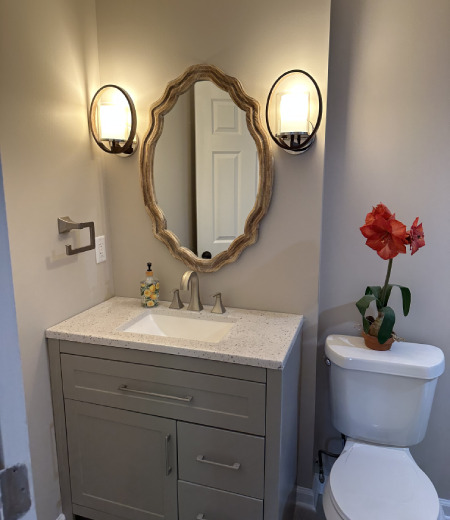 Agnes P’s 1/2 Bath conversion
