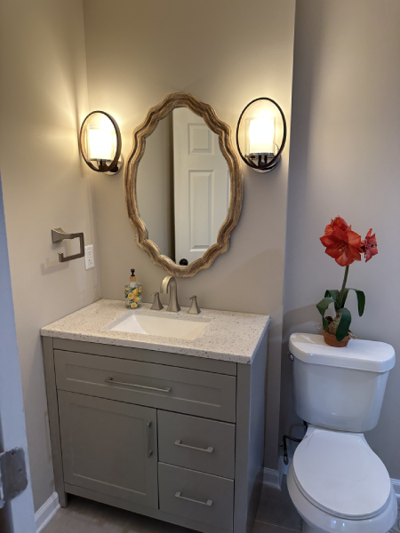 Agnes P’s 1/2 Bath conversion